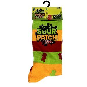 Sour Patch Kids Men’s Crew Socks Candy Theme Funny Novelty Gift
